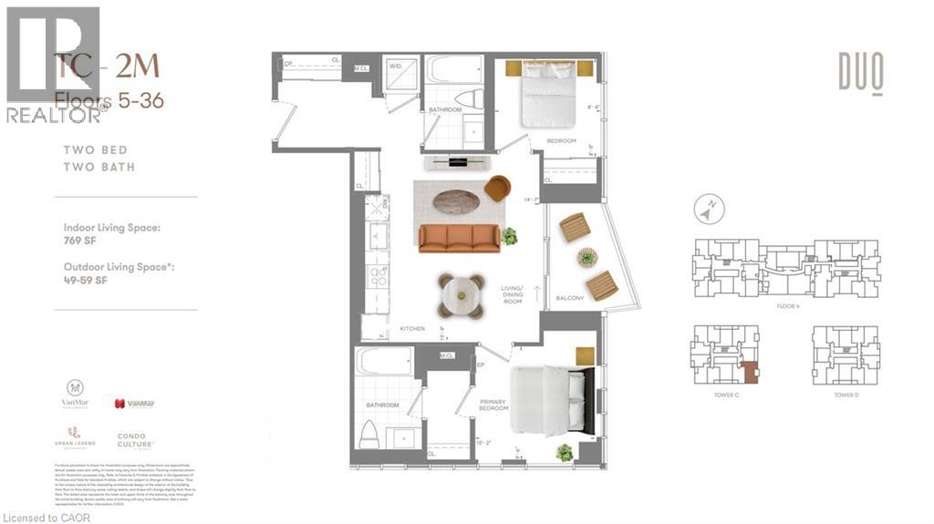 25 WELLINGTON Street Unit# 612, Kitchener, Ontario, N2G0G5 — Photo 2