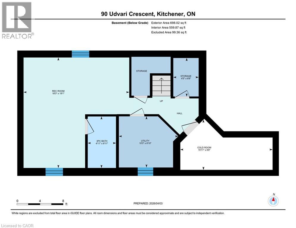 90 UDVARI Crescent, Kitchener, Ontario, N2N0A2 — Photo 2