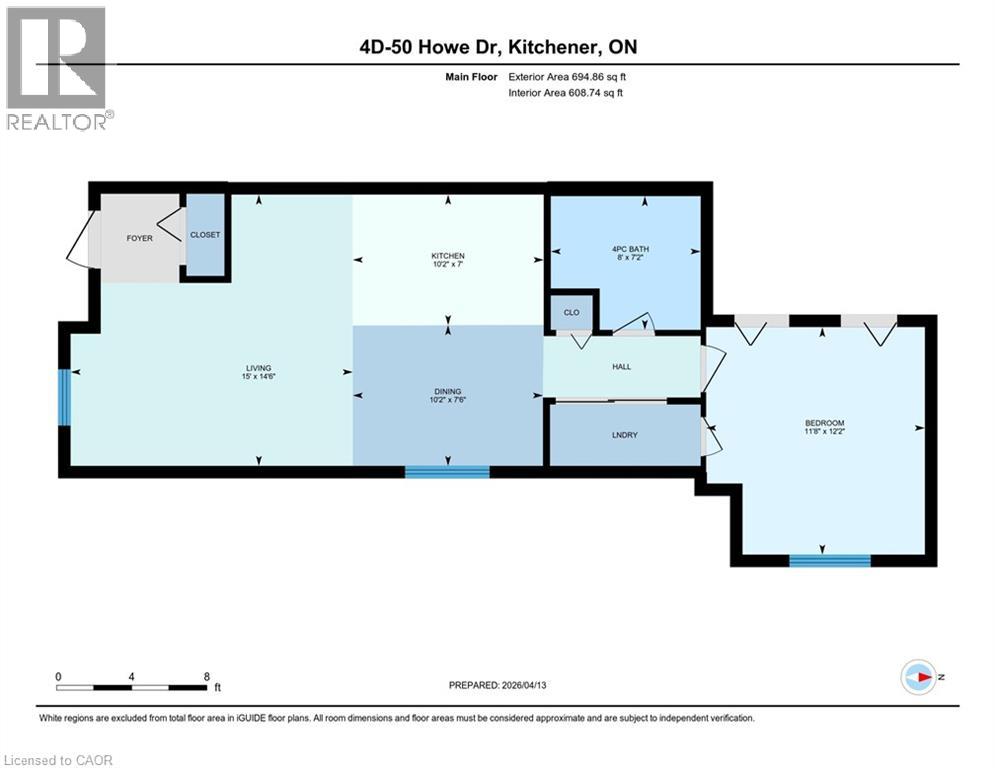 50 HOWE Drive W Unit# 4D, Kitchener, Ontario, N2E0A3 — Photo 20