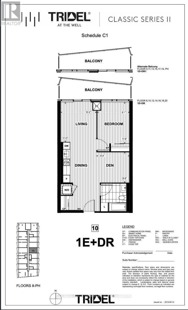 910 - 480 FRONT STREET W, Toronto (Waterfront Communities), Ontario, M5V0V5 — Photo 8