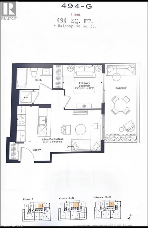 2075 LAKESHORE Road Unit# 701, Burlington, Ontario, L7R0H3 — Photo 10