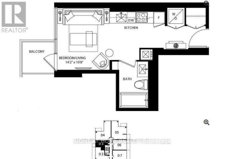 1003 - 290 ADELAIDE STREET W, Toronto (Waterfront Communities), Ontario, M5V1P6 — Photo 10