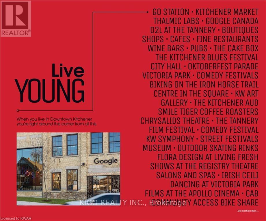 905 - 55 DUKE STREET W, Kitchener, Ontario, N2H6N7 — Photo 37