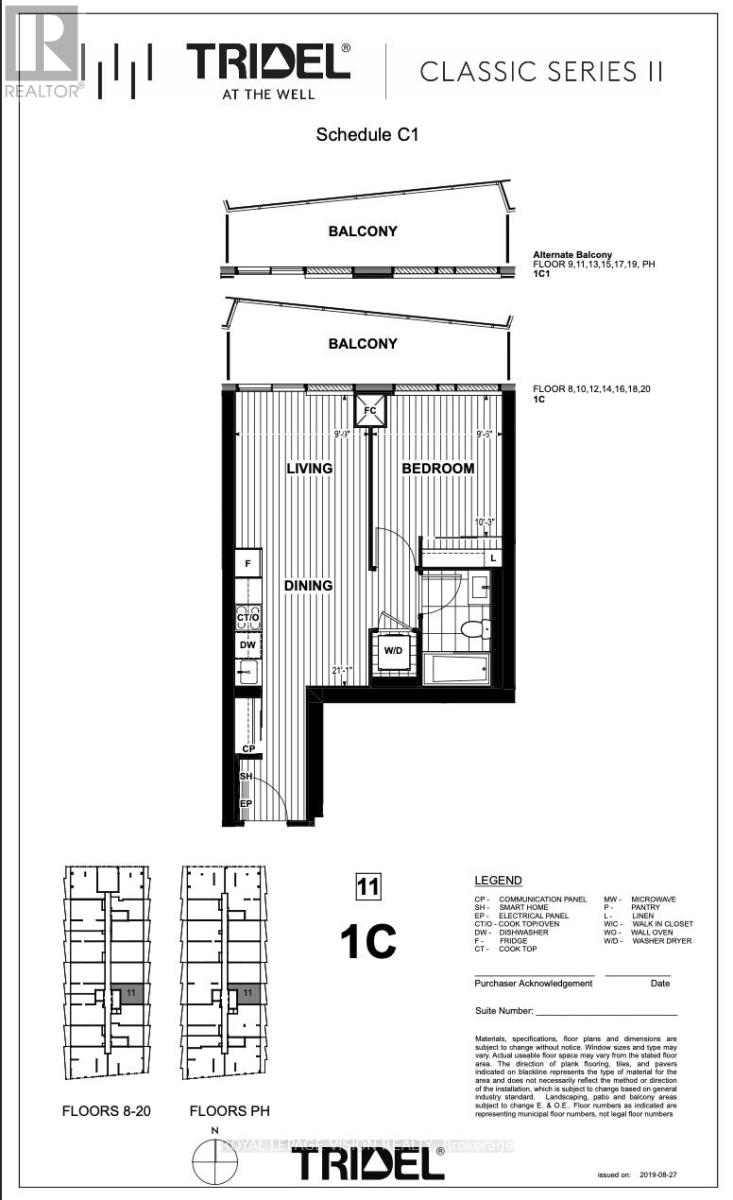 1311 - 480 FRONT STREET W, Toronto (Waterfront Communities), Ontario, M5V0V6 — Photo 7