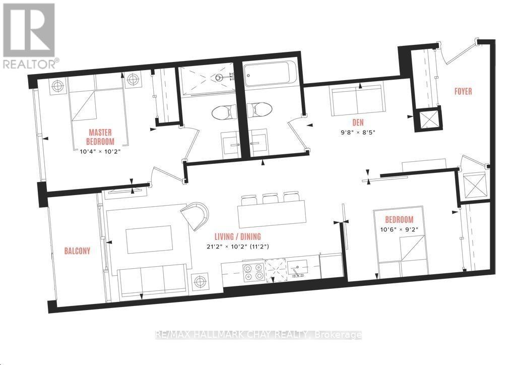 1601 - 39 MARY STREET, Barrie (City Centre), Ontario, L4N1S9 — Photo 7