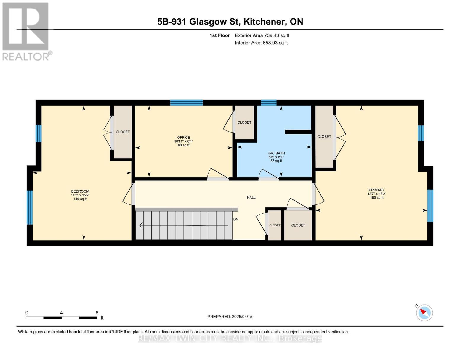 5B - 931 GLASGOW STREET, Kitchener, Ontario, N2N0B6 — Photo 32