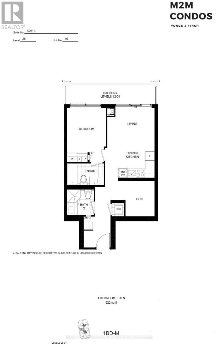 2610 - 8 OLYMPIC GARDEN DRIVE, Toronto (Newtonbrook East), Ontario, M2M0B9 — Photo 3