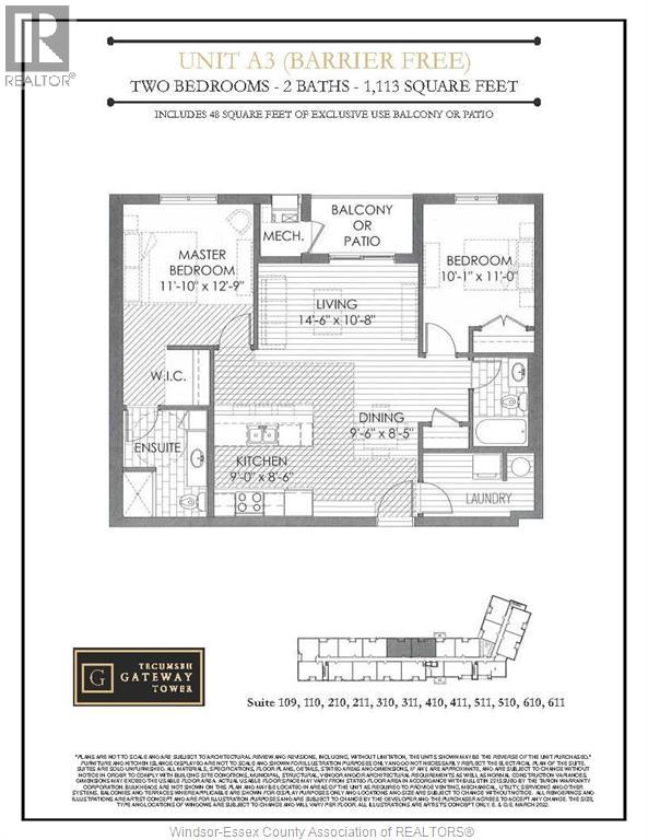 11870 TECUMSEH ROAD East Unit# 101, Tecumseh, Ontario, N8N0J5 — Photo 46
