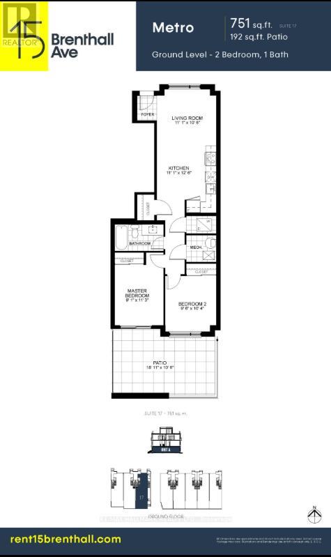 17 - 15 BRENTHALL AVENUE, Toronto (Newtonbrook West), Ontario, M2R0B3 — Photo 13