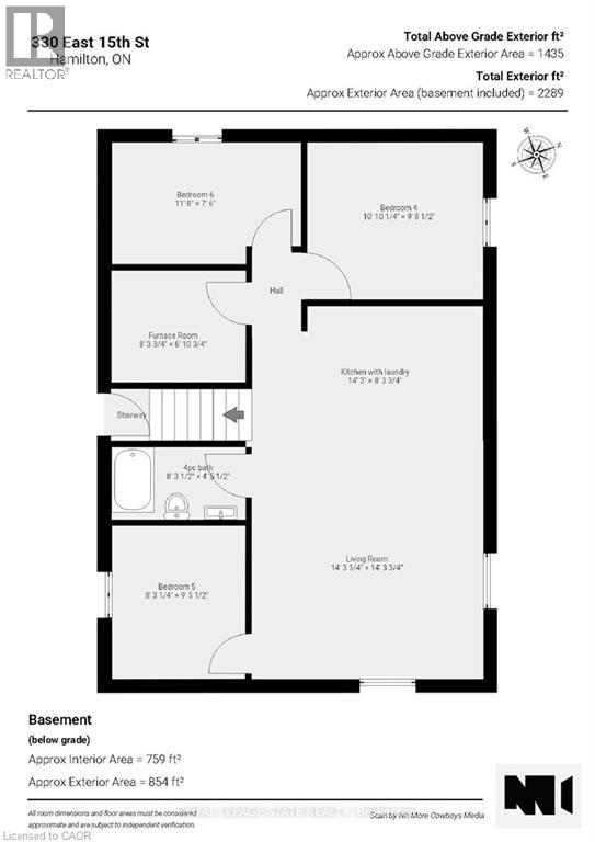 330 EAST 15TH Street Unit# Lower, Hamilton, Ontario, L9A4G5 — Photo 48