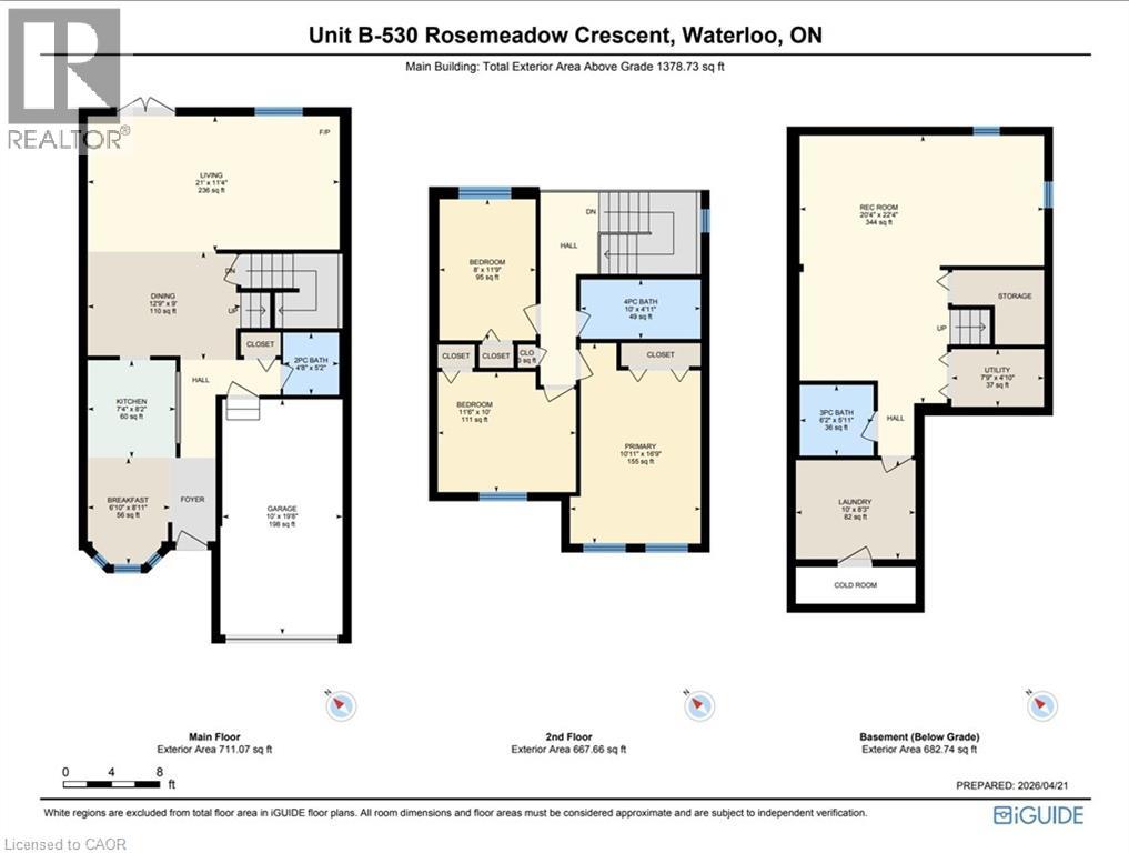 530B ROSEMEADOW Crescent, Waterloo, Ontario, N2T2A1 — Photo 46