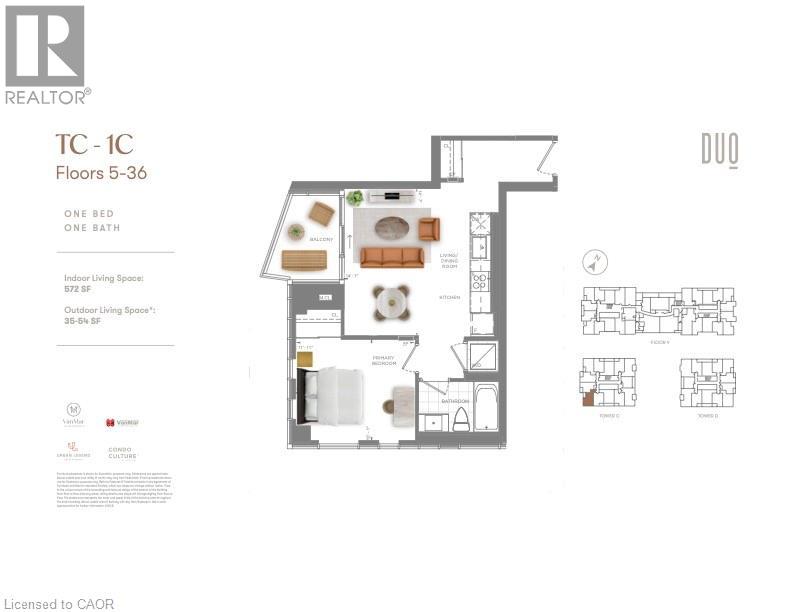 25 WELLINGTON Street S Unit# 2603, Kitchener, Ontario, N2G0G5 — Photo 6