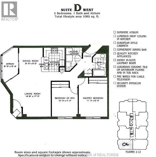 3601 RIVERSIDE DRIVE East Unit# 906, Windsor, Ontario, N8Y4Y2 — Photo 39