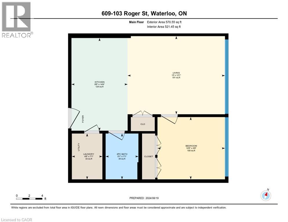 103 ROGER Street Unit# 609, Waterloo, Ontario, N2J0G2 — Photo 13