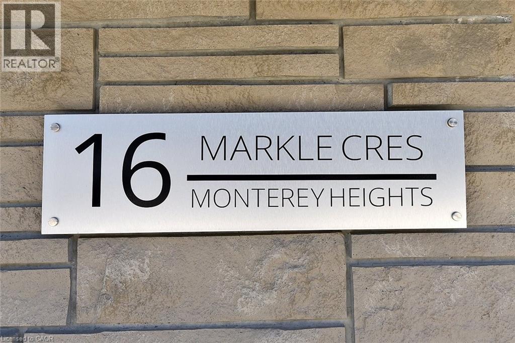 16 MARKLE Crescent Unit# 111, Ancaster, Ontario, L9G0H4 — Photo 2