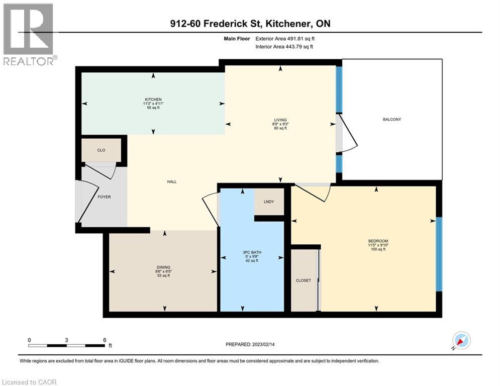 60 FREDERICK Street Unit# 912, Kitchener, Ontario, N2H0C7 — Photo 43